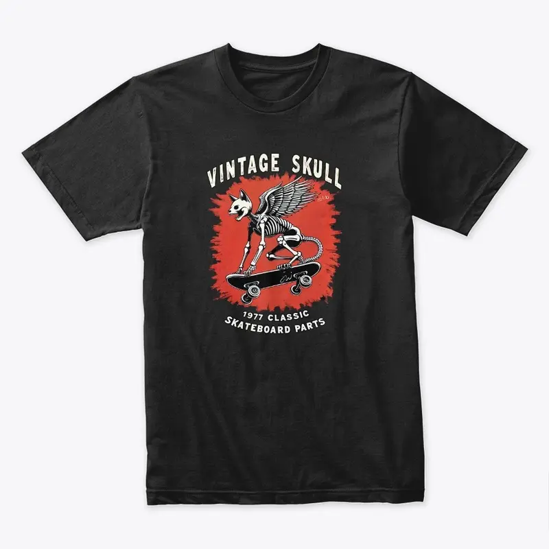 The Winged Cat Skate Tee