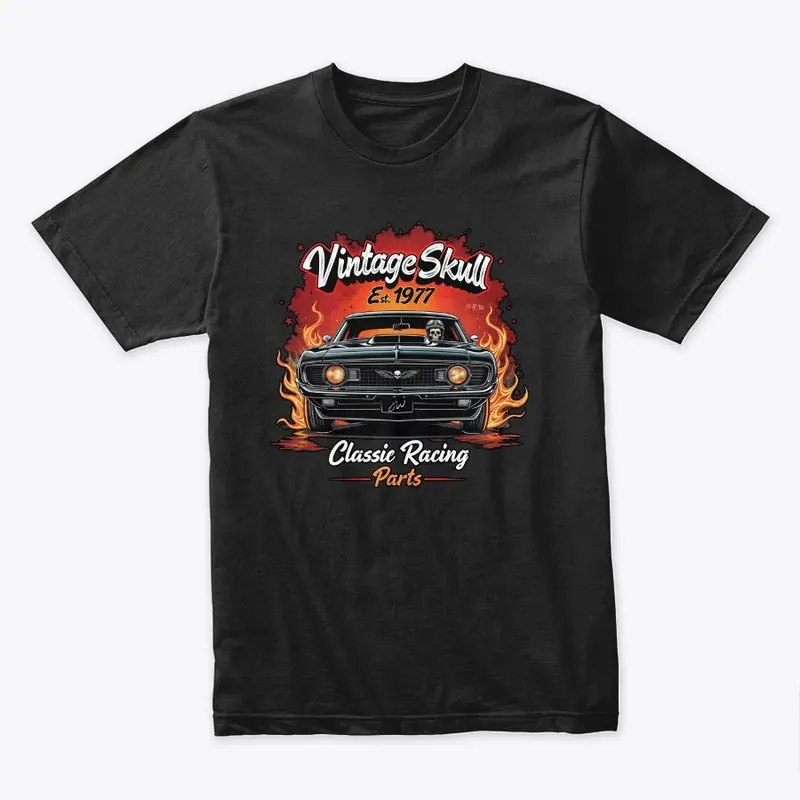 The Skull Driver Muscle Car Tee